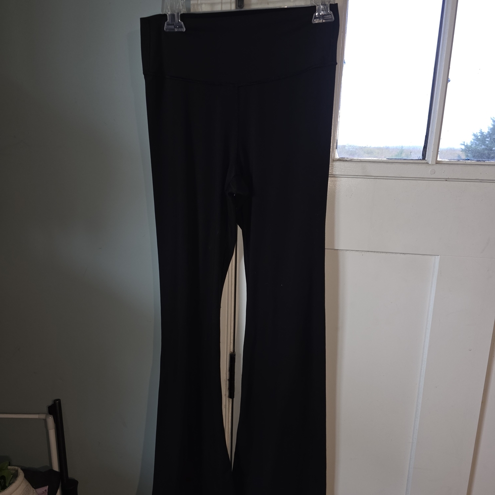PINK Victoria's Secret Black Flare Pants